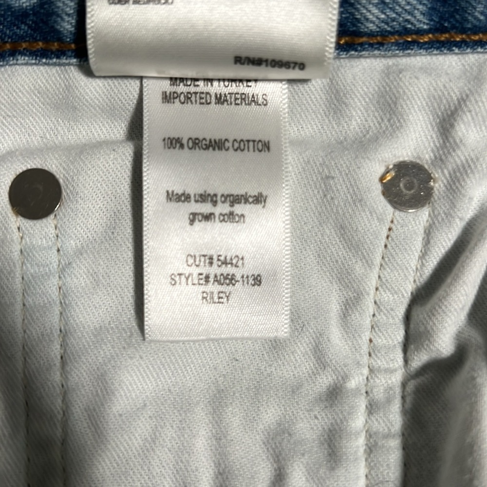 Agolde Riley High Rise Straight Crop Jeans - Picture 7 of 7